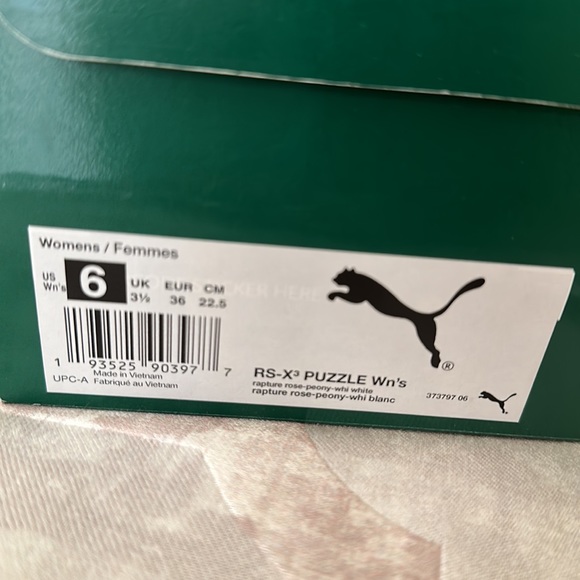 Women’s size 6 puma tennis shoes - Picture 6 of 6